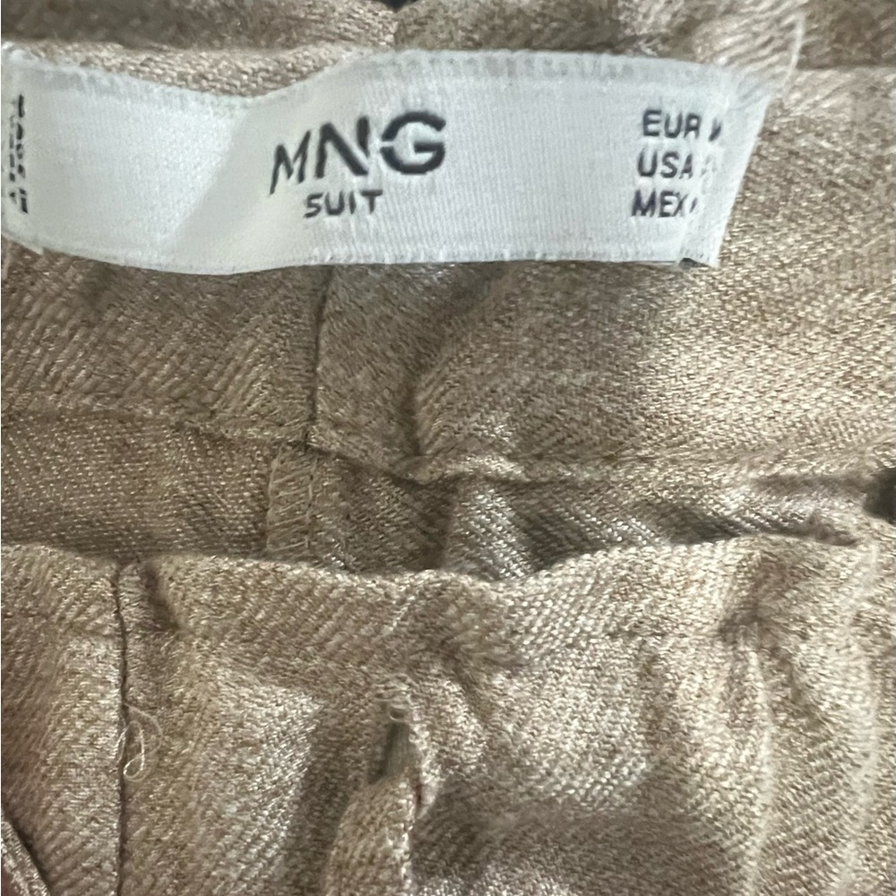 MANGO Drawstring Linen Pants - Picture 4 of 4
